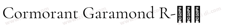 Cormorant Garamond R字体转换 Cormorant Garamond R字体转换